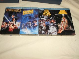 Vintage Star Wars Trilogy Vhs Special Letterbox Edition