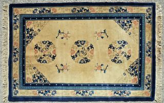 Cina (china) : Vintage And Fine Chinese Rug