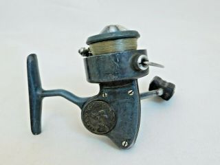 Alcedo Micron Ultra - Lite Spinning Reel Blue Made In Italy Great Vintage