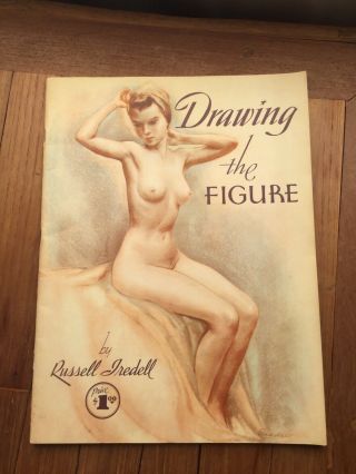 Usa Vintage Drawing The Figure By Russell Iredell & A Walter T.  Foster Art Book