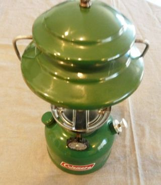 Vintage Green Coleman Lantern 200a700 Dated 7/81 - No Globe -