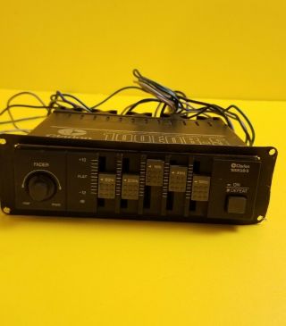 Vintage Clarion 5 Band Equalizer With Booster 100EQB - 5 2
