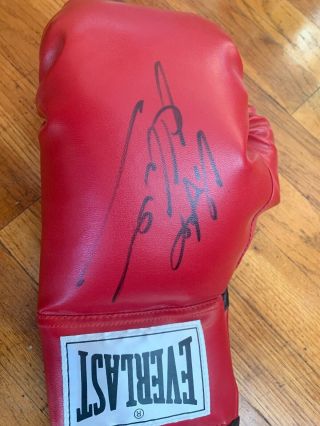 Vitali Klitschko Signed Autograph Boxing Glove Wbo Wbc Champ Boxing H.  O.  F.