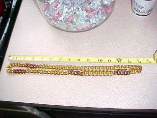 Vintage Givenchy Gold Tone Chunky Link Chain Necklace 14  Signed / Dated 1976