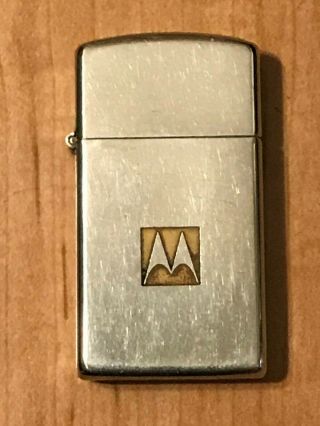 All 1962 Slim Zippo Lighter - Motorola