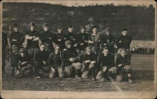 Rppc Football Team Stanford? Real Photo Post Card Vintage