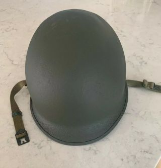 Vintage Us Military Steel Helmet & Liner Usa Army Star