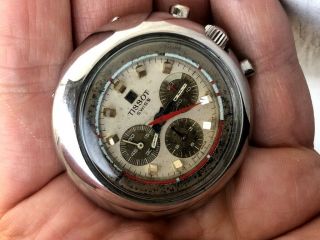 Vintage Tissot T12 Chronograph Lemania 873 Stainless Steel 44mm Fully