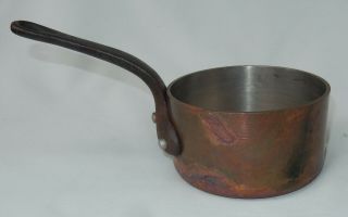 Vintage E.  Dehillerin Paris Copper Tin Lined Sauce Pan Made In France