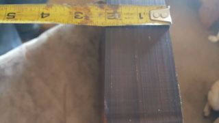 Vintage Lignum Vitae 2x4 3/4 X10 7/8 Wooden Knife Handle Blank 3