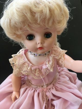 Vintage Pedigree Doll - 42 Cm - Blinking Eyes - Blonde