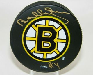 Bobby Orr Signed Autographed Boston Bruins Hockey Puck Great North