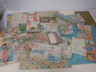 Graphic 45 " Come Away With Me " 8x8 Papercrafting Craft Paper Vintage Travel