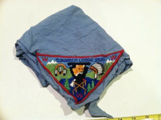 Boy Scout Order Of The Arrow Vintage Tukarica Lodge 266 Pie Patch Neckerchief