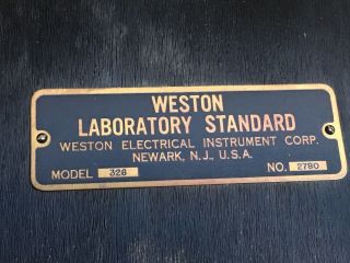 Antique / Vintage Weston Laboratories Standard AC And DC Ammeter Model 326 2