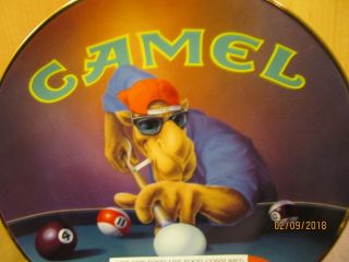 VINTAGE Camel Joe Collectible Pool Player Plate Limited Edition 1995 2