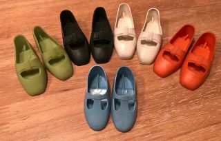 5 Vintage Ideal Chrissy Doll Shoes & Crissy Family Shoe 2
