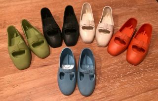 5 Vintage Ideal Chrissy Doll Shoes & Crissy Family Shoe 3