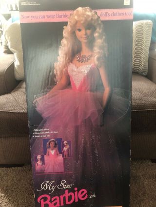 My Size Barbie 3 Ft.  Tall Vintage 1992
