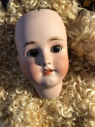 Antique German Heinrich Handwerck Simon Halbig Doll Head.  Head Only