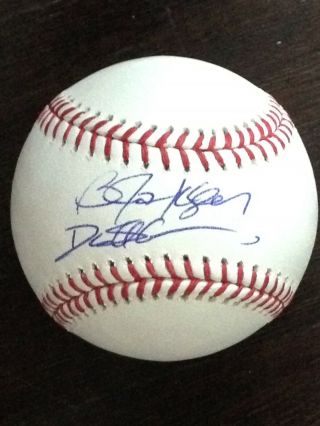 Bo Jackson / Deion Sanders Signed Baseball.  Certified With
