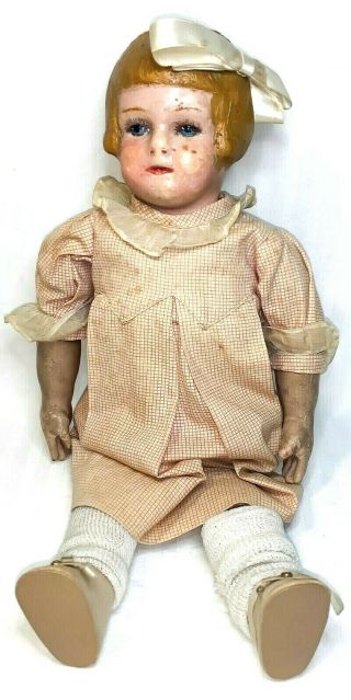 Martha Chase 16 - inch (41 cm) Cloth Stockinet Antique Doll - Pre - 1920s Era 2