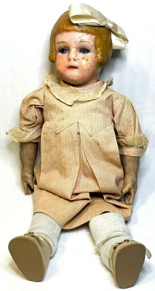 Martha Chase 16 - inch (41 cm) Cloth Stockinet Antique Doll - Pre - 1920s Era 3