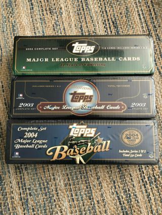 2002 / 2003 / 2004 Topps Complete Set (all)