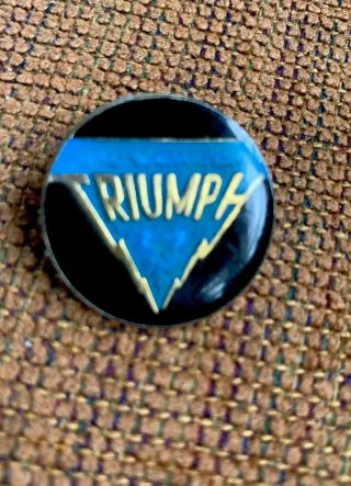 Triumph Motorcycle Pin Jacket Badge Vest Hat Shirt Emblem