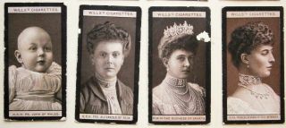 10 Will ' s Royalty Tobacco Cards from Early 1900 ' s by W.  D.  &H.  O.  Wills,  London 3