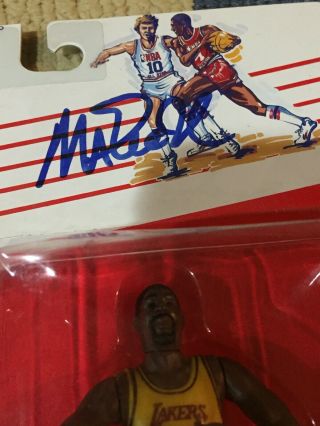 Magic Johnson Signed/ Autographed Starting Lineup.  w/ Case.  Lakers.  PSA/DNA Cert. 3