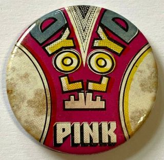 Pink Floyd - Old Og Vtg 70/80`s Medium Button Pin Badge 37mm Waters Gilmour