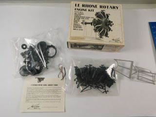 Vintage 80 H.  P.  " Le Rhone " Rotary Model Kit Williams Bros 1 1/2 " Inch Scale 301