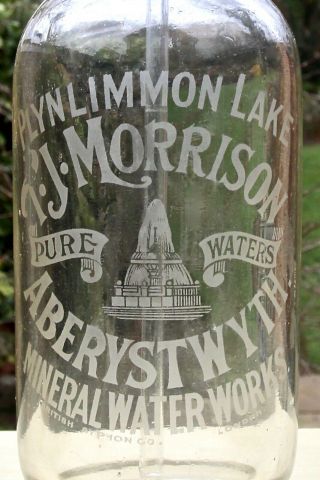 Vintage 1920s Morrison Mineral Water Aberystwyth Fountain Pict Soda Syphon