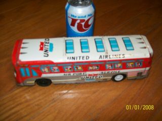 Vintage Collectible United Airlines Airport Bus Rare Japan Taiyo