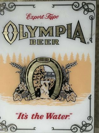 Olympia Beer Mirror Vintage It 