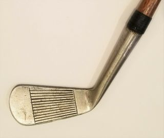 Antique Golf Hickory Shaft Tom Stewart 3 Iron,  Play Ready; Vintage Golf