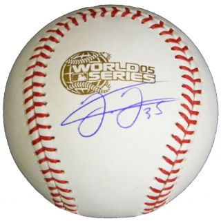 White Sox Frank Thomas Signed Rawlings 2005 World Series Baseball - Schwartz