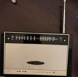 Vintage Marvel Transistor Radio Marvel Am - Fm Made In Japan Am