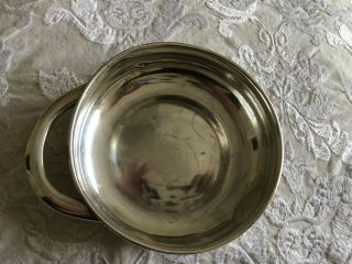Vintage Antique Towle Sterling Silver Modernist Porringer Baby Bowl Dish 2