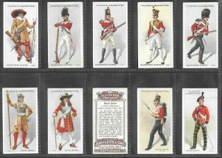 Player 1913 Scarce (military) 50 Card Set  Regimental Uniforms 2nd Series
