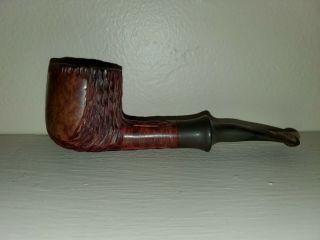 Estate Vtg The Tinder Box Freehand Smoking Pipe Imported Briar