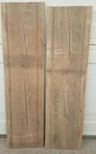 2 Reclaimed Vintage Barn Wood Lumber Boards Crafts Rustic Project Sign 33 " X 9 "