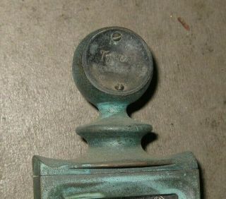 Antique TYCOS Rochester,  NY Cast Iron Thermometer 18 