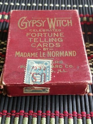Vintage Gypsy Witch Fortune Telling Cards By Madame Le Normand,  1903 2