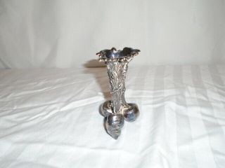 Christofle France French Silverplate Bud Vase Carrots / Turnip ?