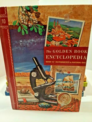 The Golden Book Encyclopedia Vols 10 11 12 13 15 Vintage 1959 Ed.  / Rev 1961 3