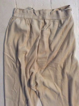 Vintage Us Army Long Johns Underwear Cotton Wool M1950 S 30 Waist Euc