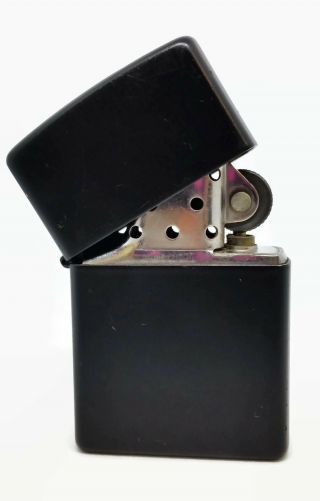 Zippo Windproof Black Matte Lighter Dated A 15