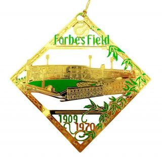 Vintage Forbes Field Etched Brass Tree Ornament 1909 - 1970 T Pollard Designs